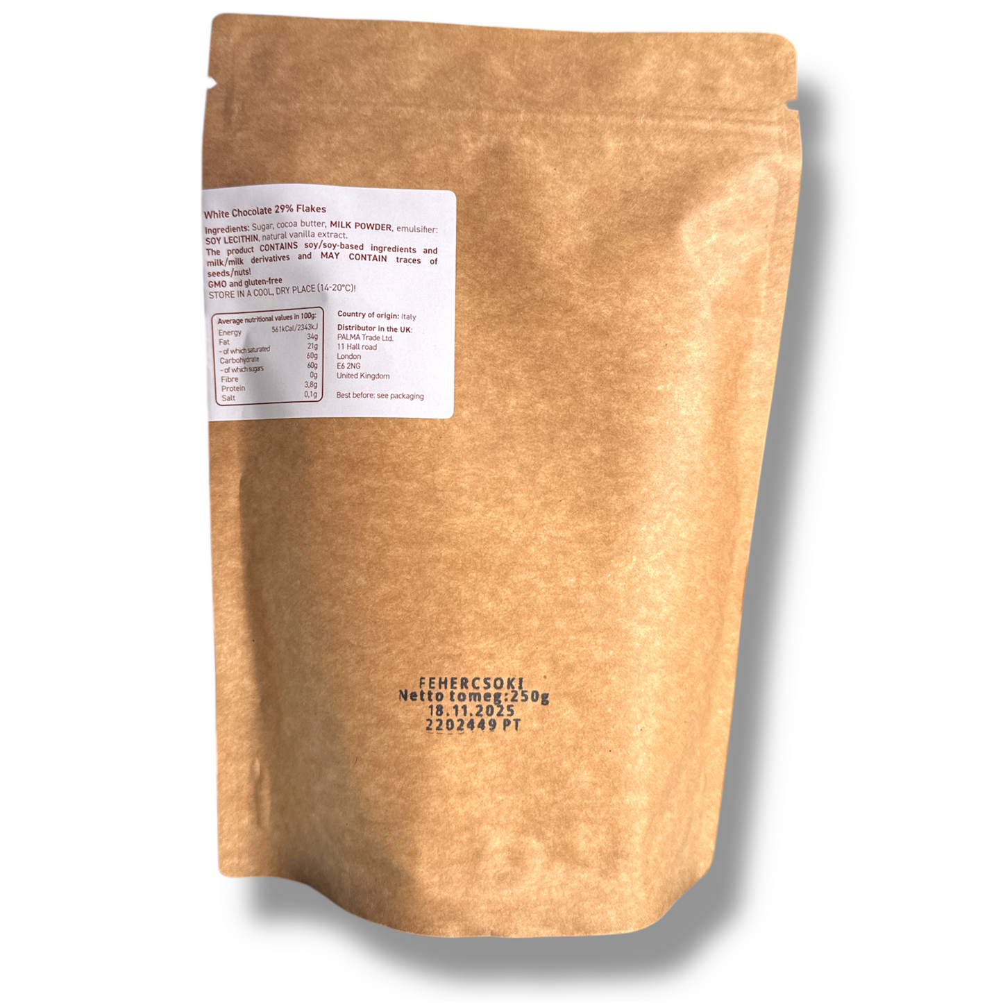 PALMA 29% White Hot Chocolate Flakes