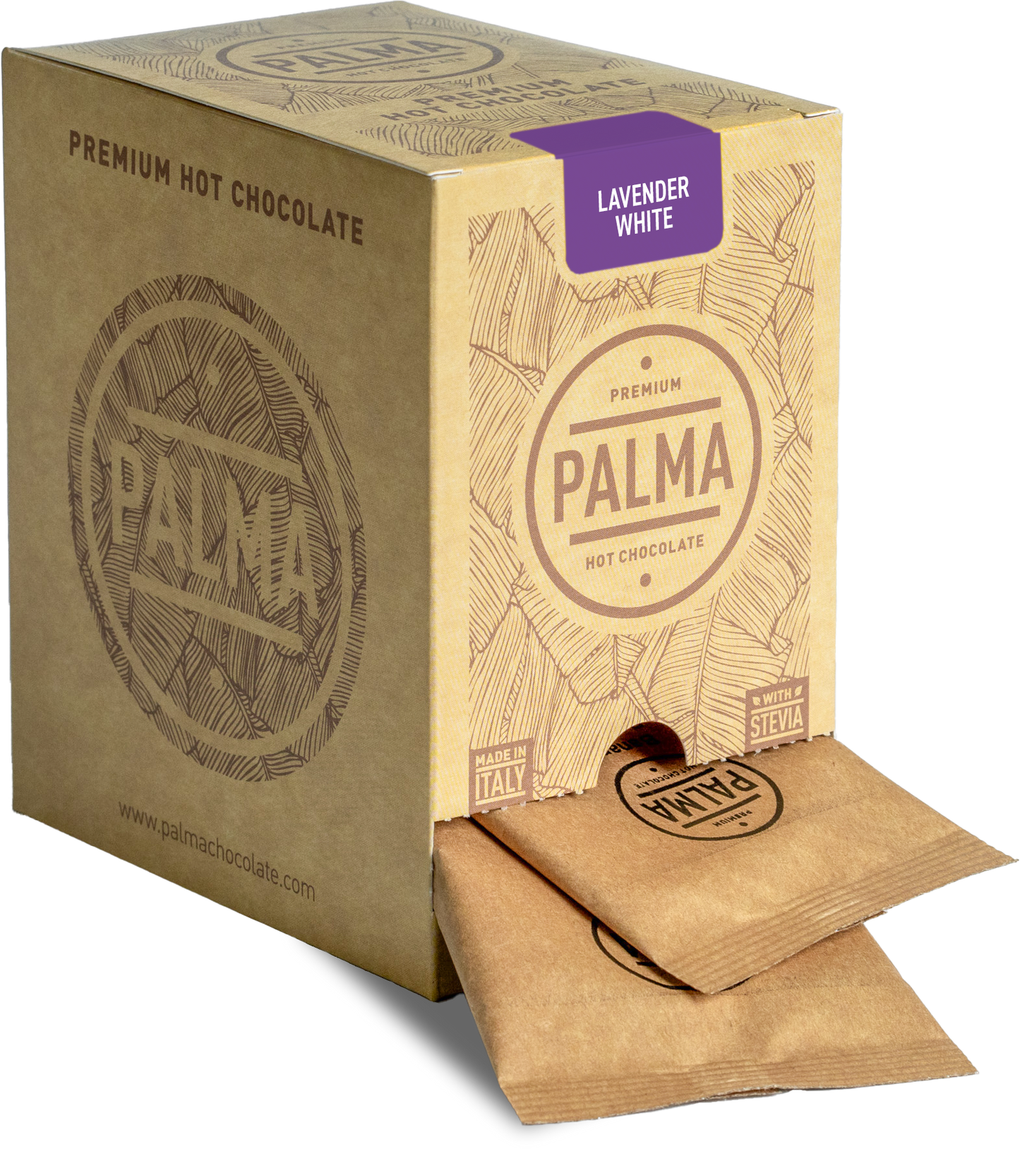 PALMA Lavender White Hot Chocolate - Palma Hot Chocolate & Tea