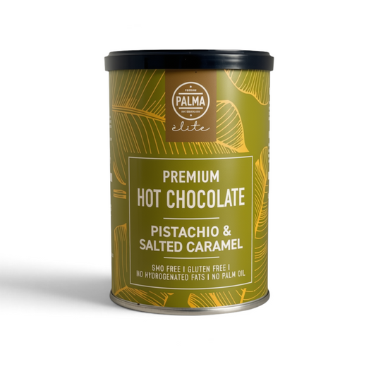 PALMA Élite Premium Hot Chocolate – Pistachio & Salted Caramel