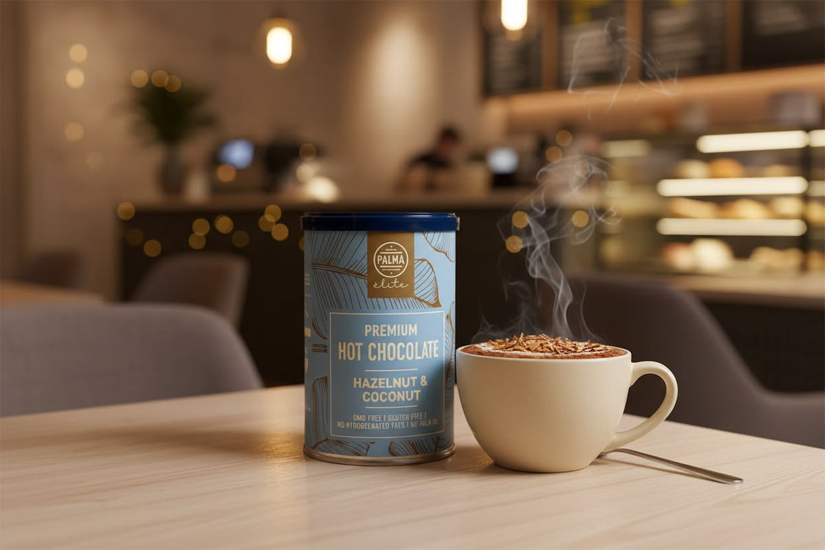 PALMA élite Premium Hot Chocolate – Hazelnut & Coconut