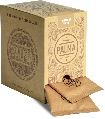 PALMA Hazelnut White Hot Chocolate - Palma Hot Chocolate & Tea