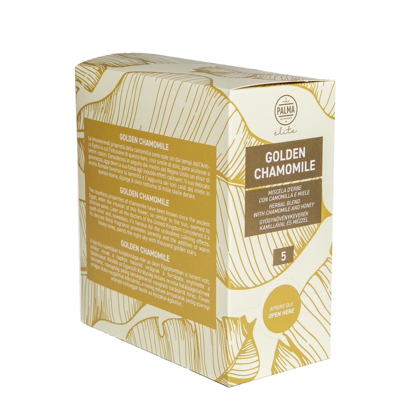 PALMA élite - Golden Chamomile Herbal Blend with Honey (20x3g)