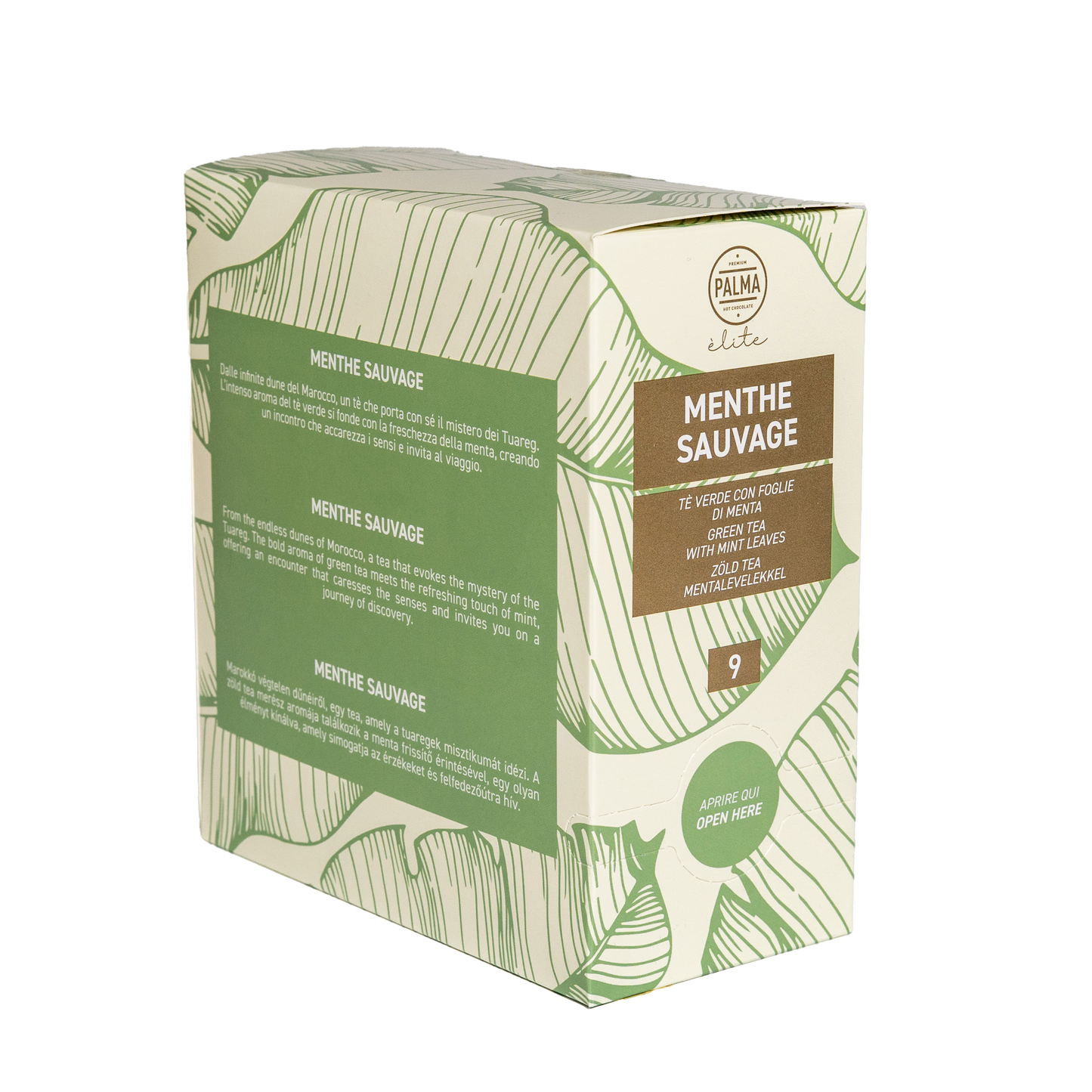PALMA élite - Menthe Sauvage Green Tea with Mint (20x3g)