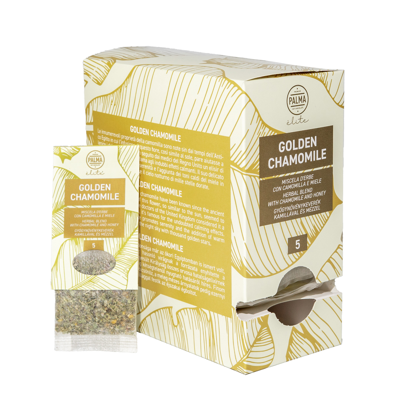 PALMA élite - Golden Chamomile Herbal Blend with Honey (20x3g)
