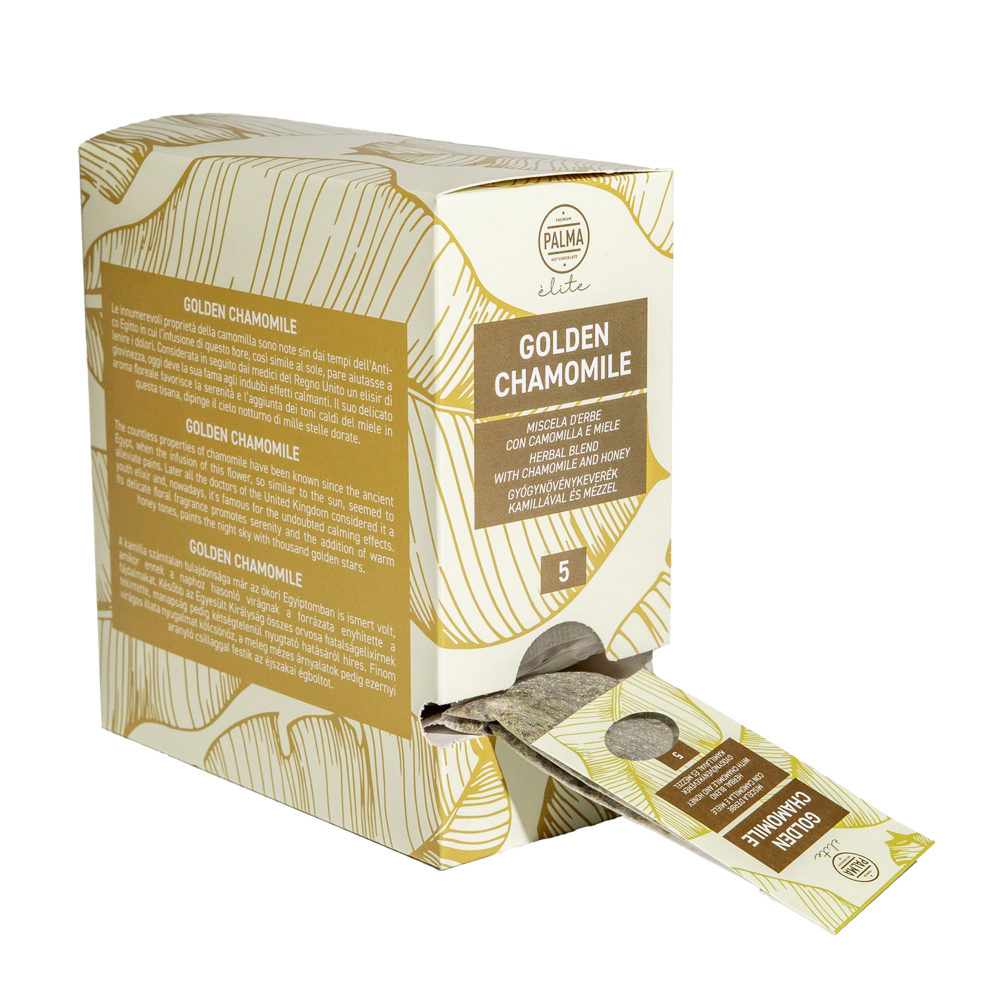 PALMA élite - Golden Chamomile Herbal Blend with Honey (20x3g)